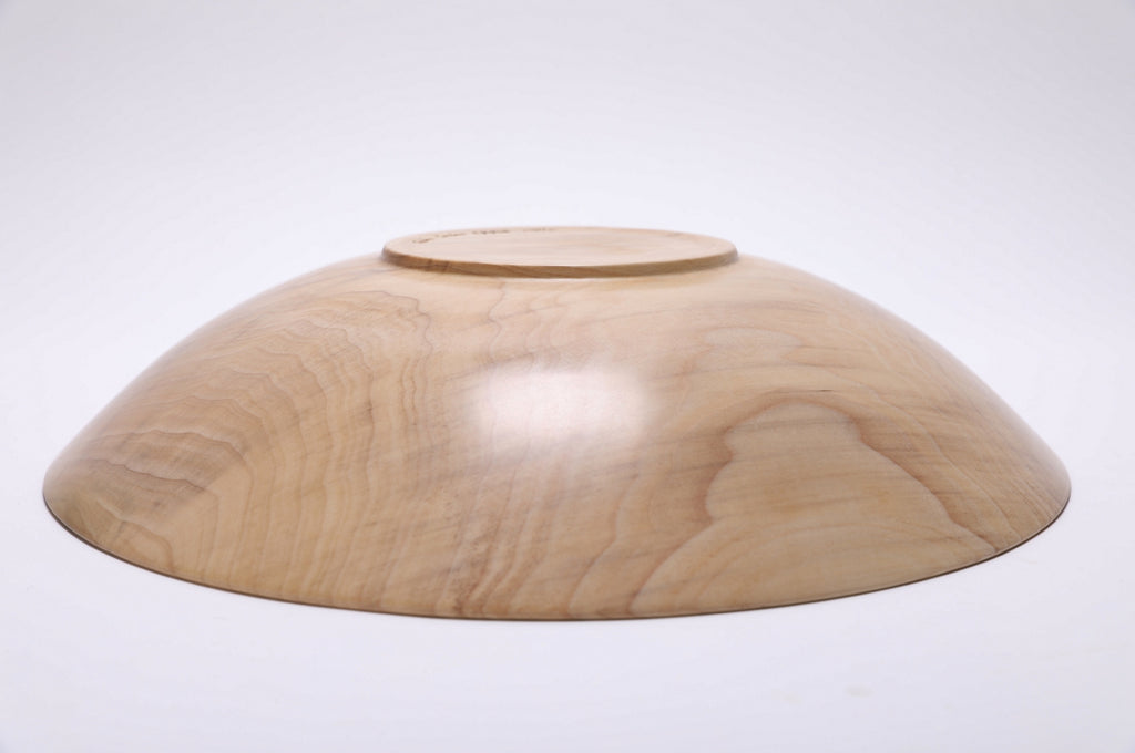 #2708 Large Curly Tulip Poplar Fruit, Salad and Dough Bowl  (16" x 3 3/8")