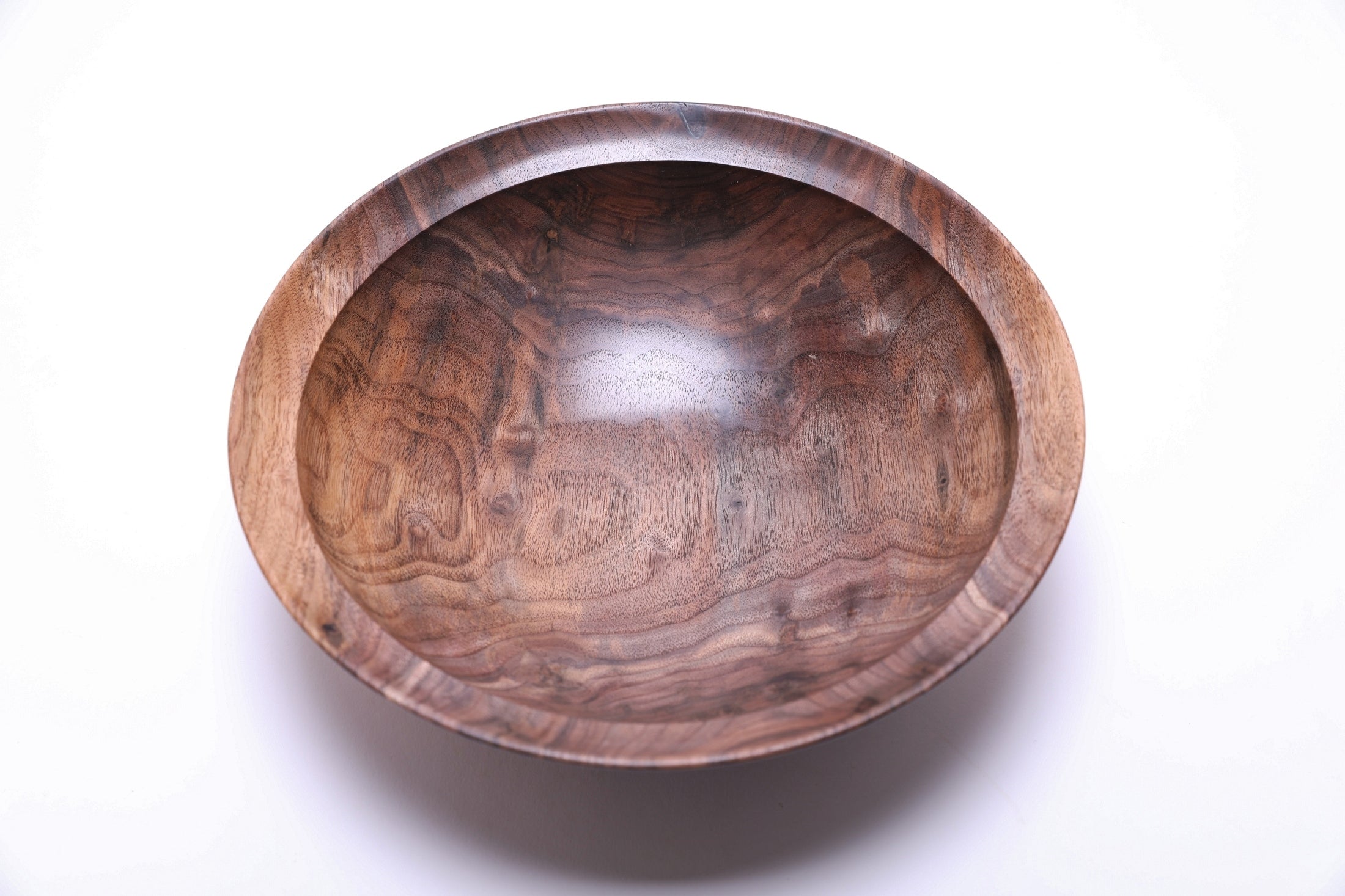 #2719 Wild Black Walnut Wooden Bowl  (10" x 3")