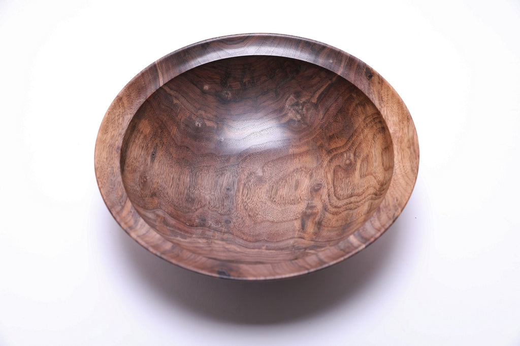 #2719 Wild Black Walnut Wooden Bowl  (10" x 3")