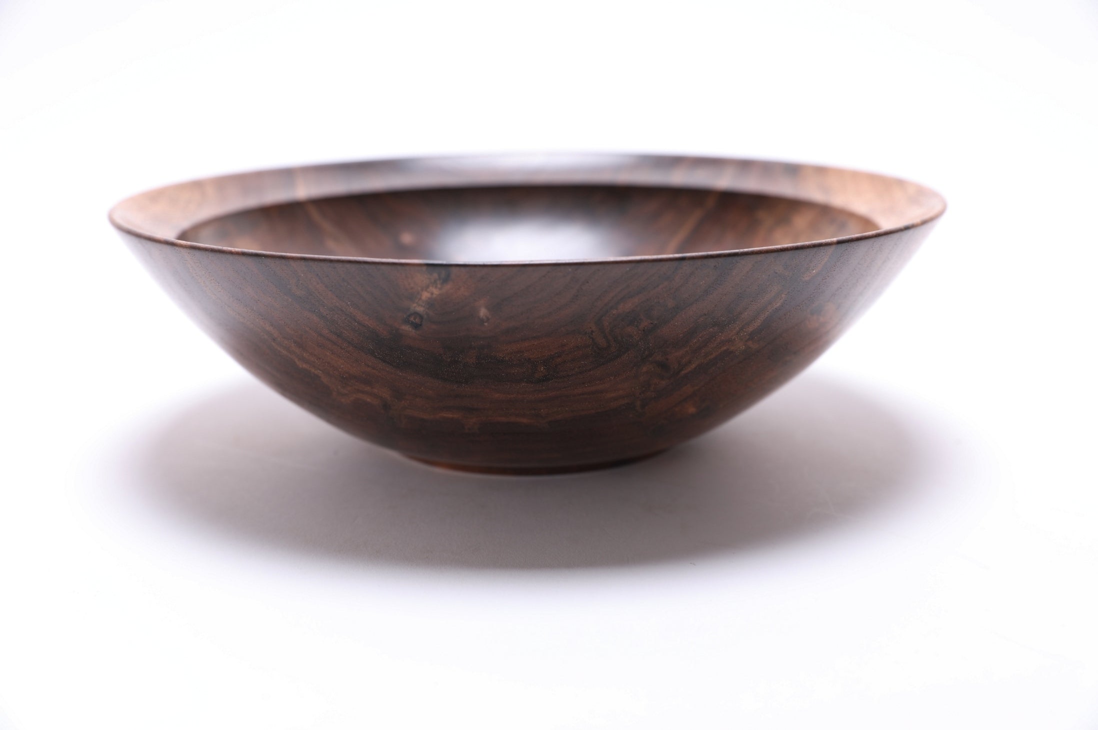 #2719 Wild Black Walnut Wooden Bowl  (10" x 3")