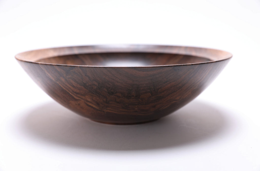 #2719 Wild Black Walnut Wooden Bowl  (10" x 3")