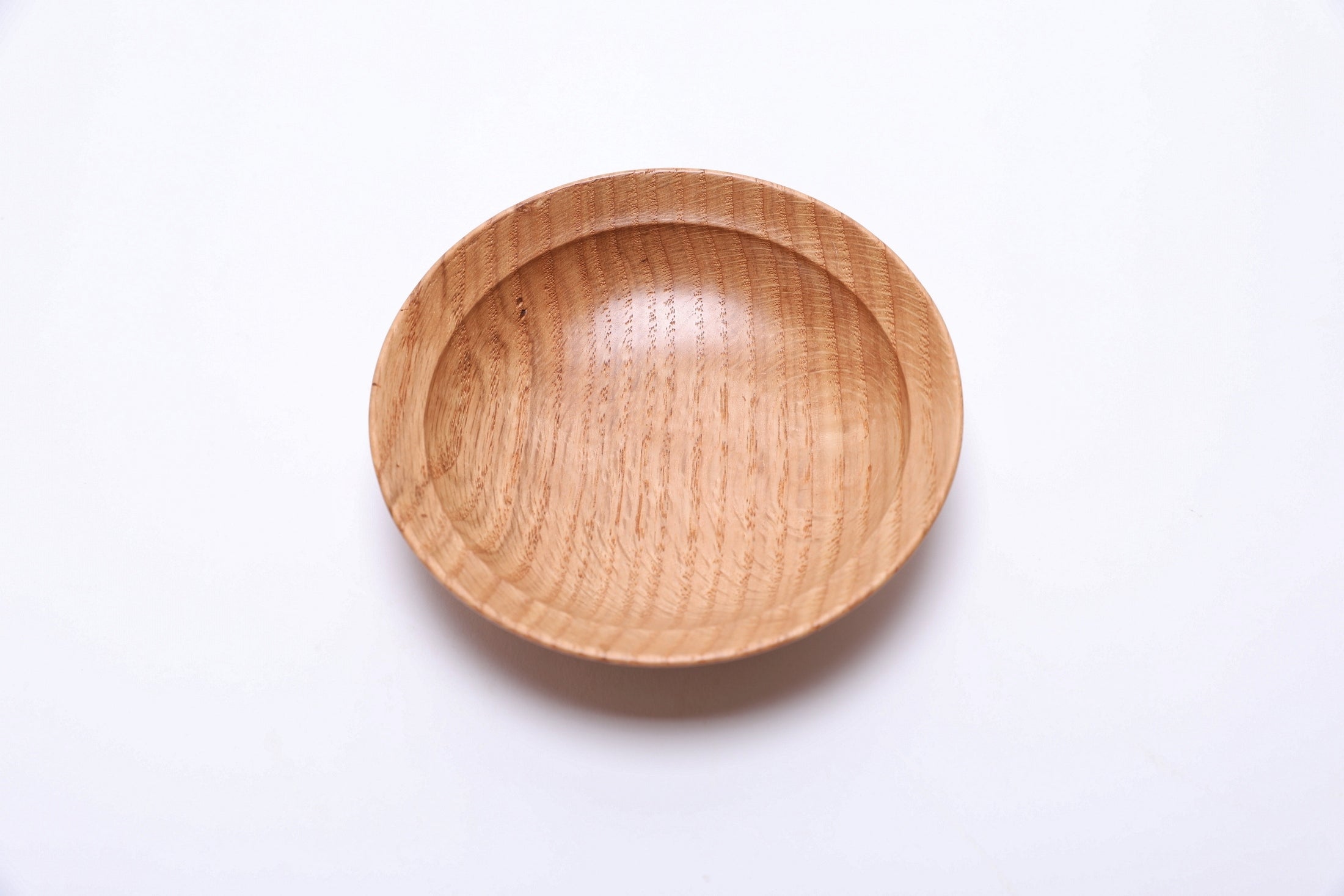 #2721 Quartersawn Red Oak Wooden Bowl  (5 5/8" x 1 1/2")