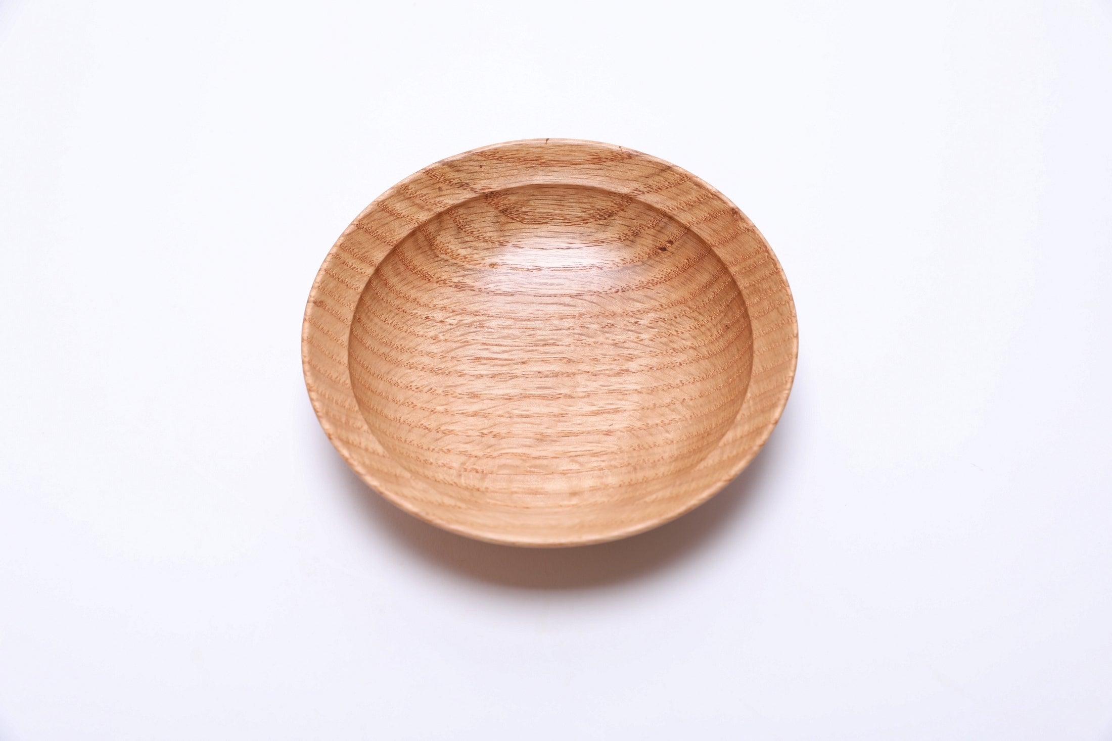 #2721 Quartersawn Red Oak Wooden Bowl  (5 5/8" x 1 1/2")