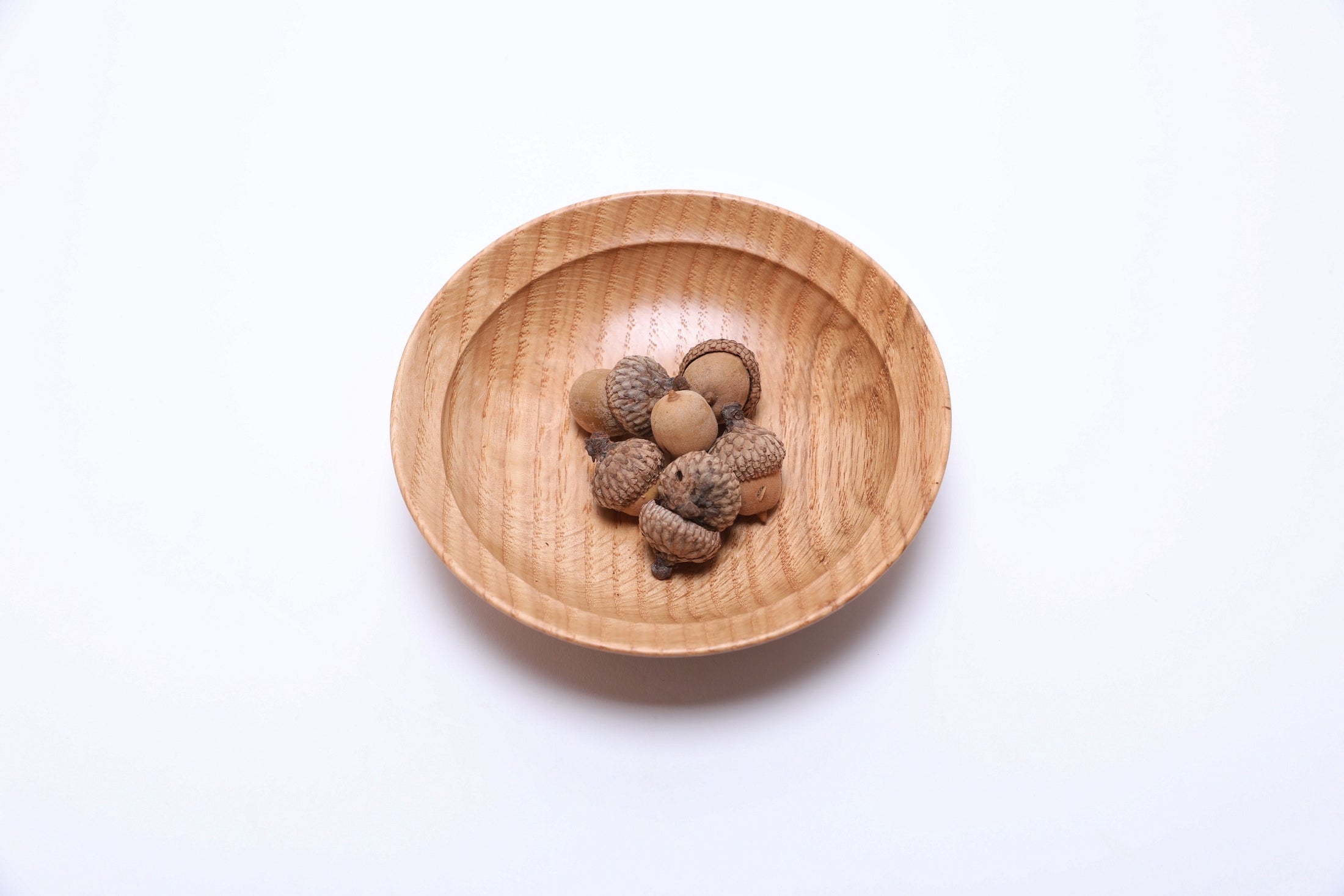 #2721 Quartersawn Red Oak Wooden Bowl  (5 5/8" x 1 1/2")