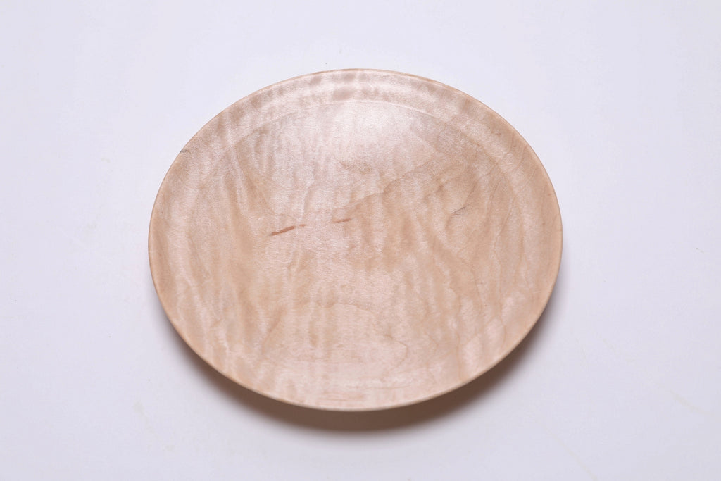 #2688 Quilted Sugar Maple Wooden Ring Dish  (6 1/2" x 1")