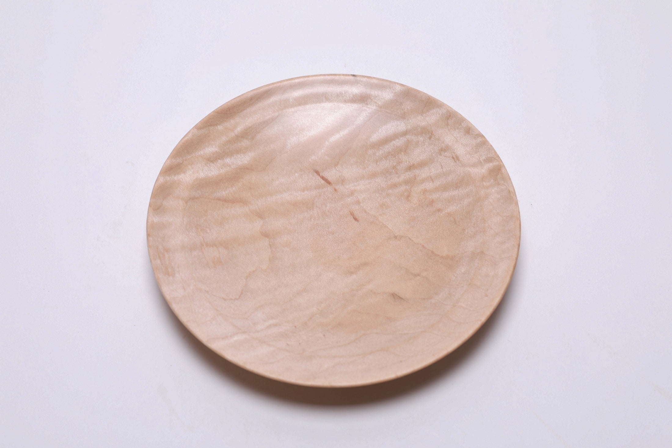 #2688 Quilted Sugar Maple Wooden Ring Dish  (6 1/2" x 1")