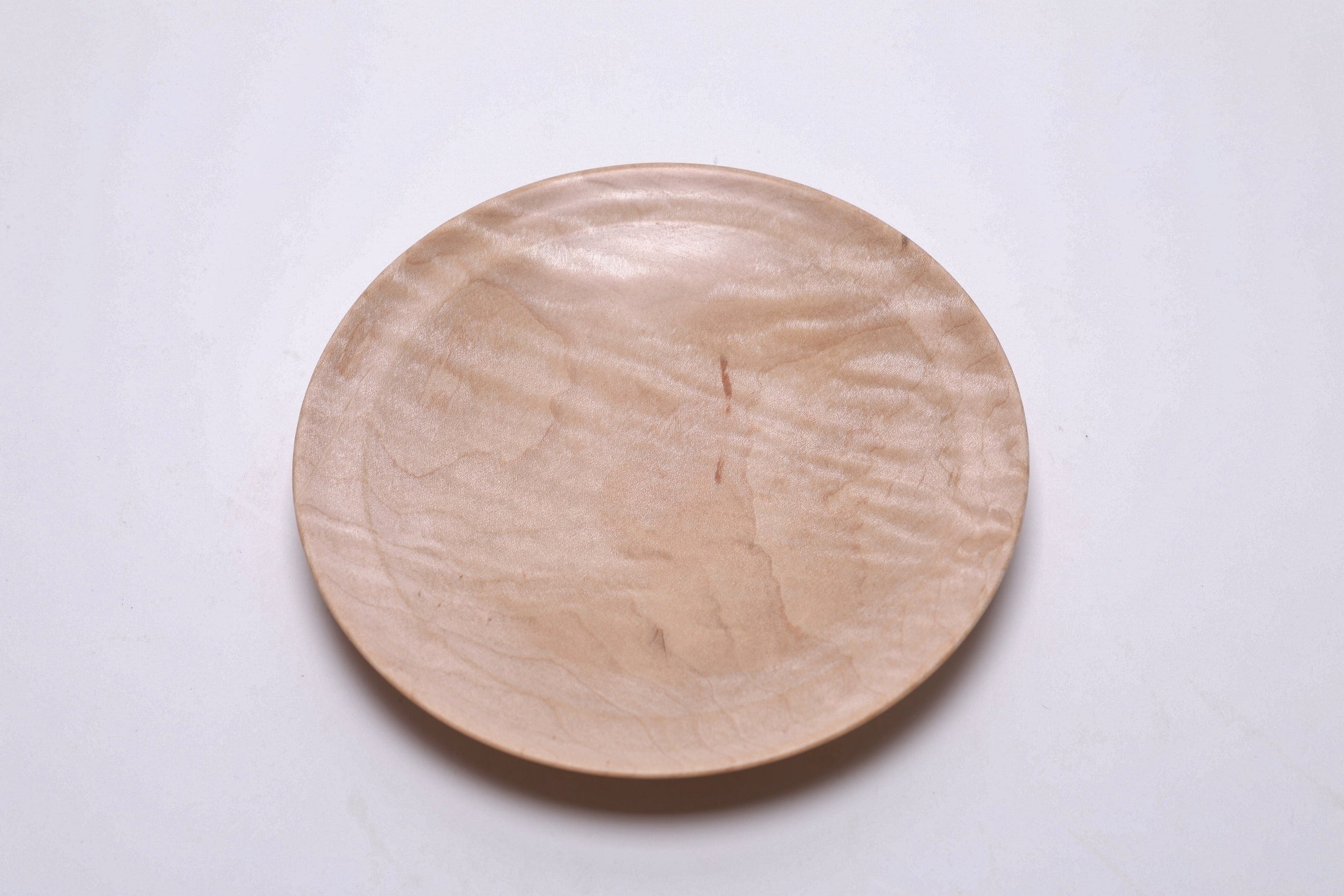 #2688 Quilted Sugar Maple Wooden Ring Dish  (6 1/2" x 1")