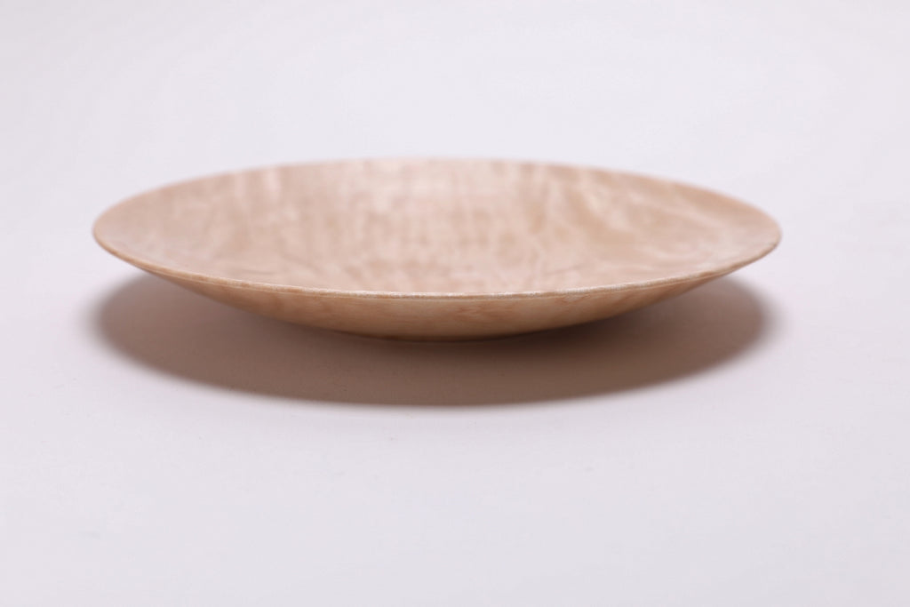 #2688 Quilted Sugar Maple Wooden Ring Dish  (6 1/2" x 1")