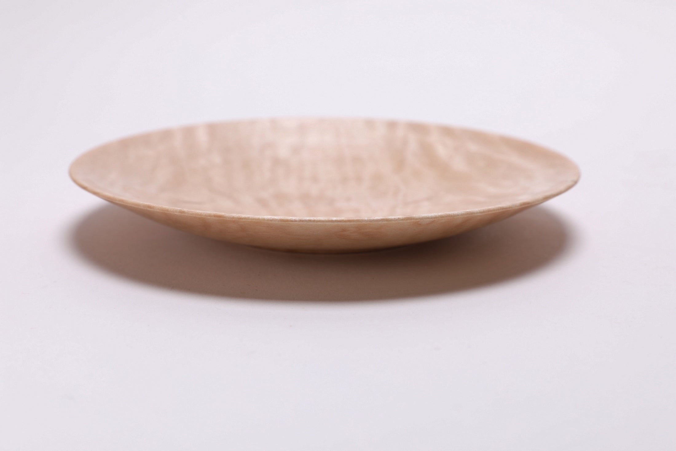 #2688 Quilted Sugar Maple Wooden Ring Dish  (6 1/2" x 1")