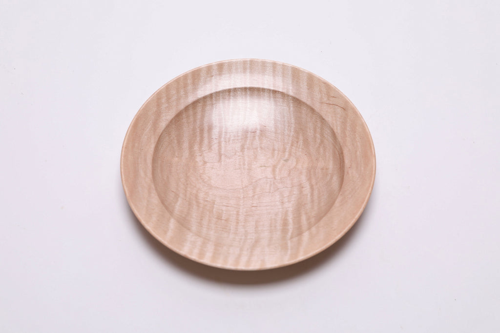 #2725 Tiger Maple Wooden Ring Dish  (6" x 1")