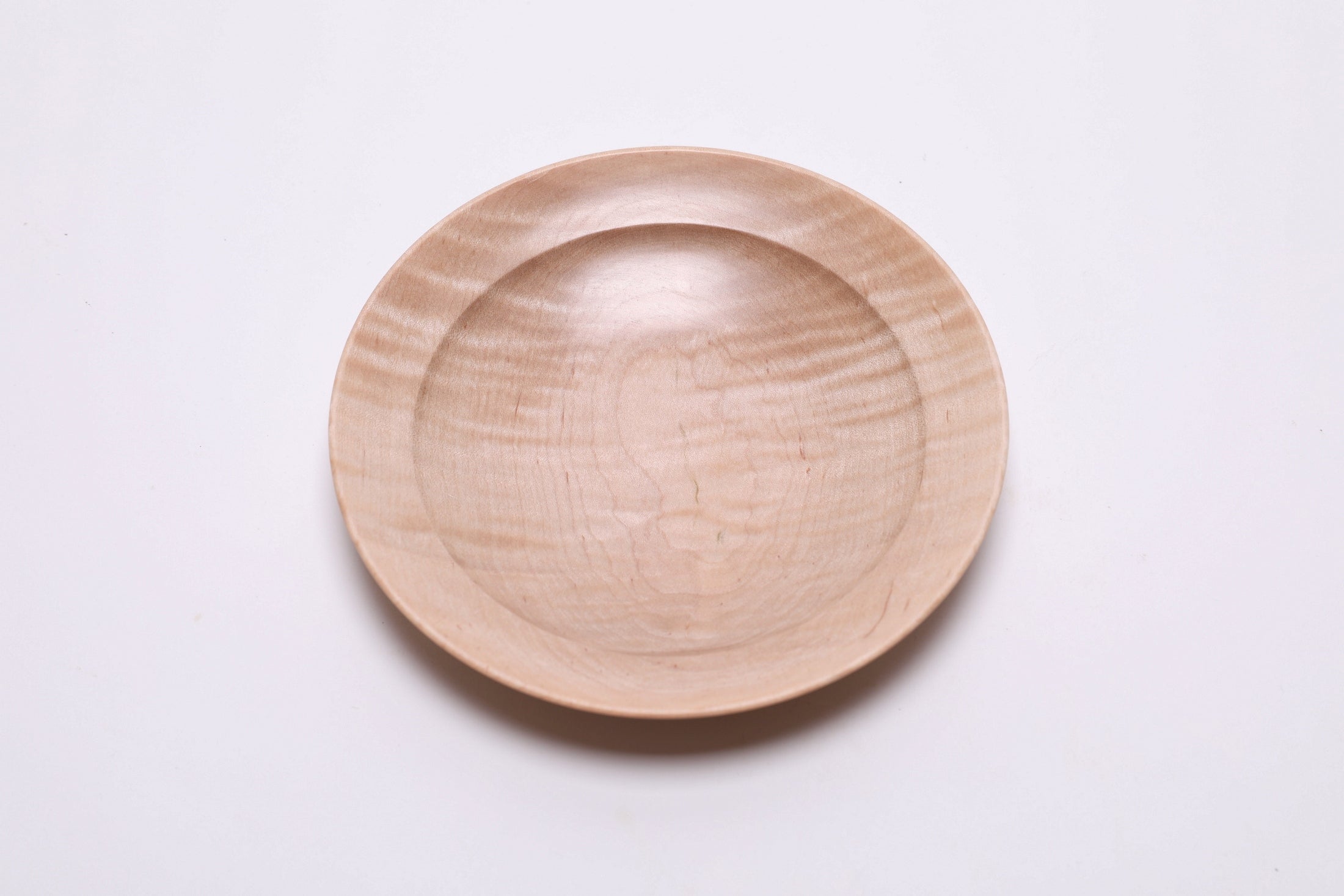 #2725 Tiger Maple Wooden Ring Dish  (6" x 1")