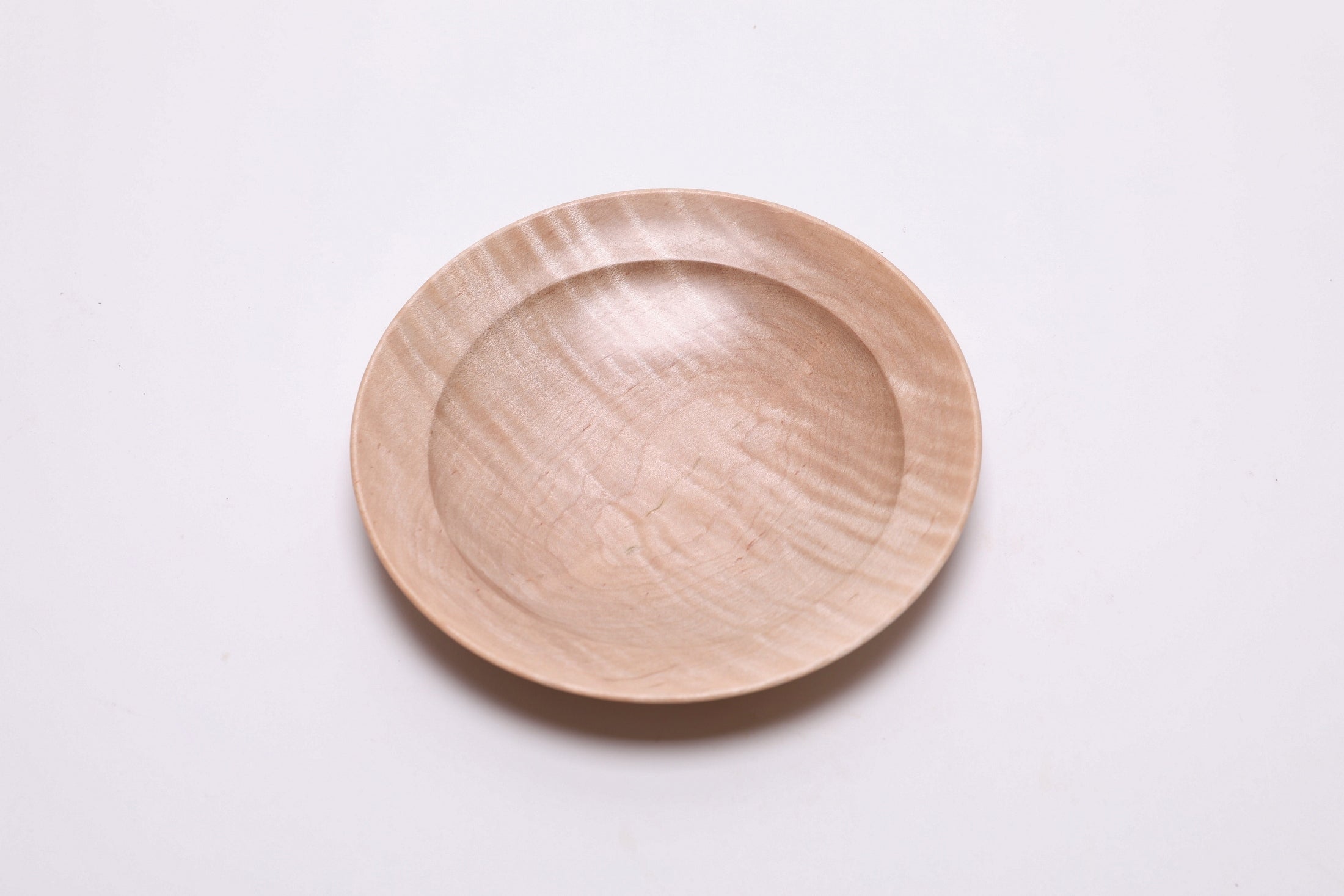 #2725 Tiger Maple Wooden Ring Dish  (6" x 1")