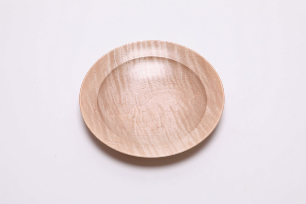 #2725 Tiger Maple Wooden Ring Dish  (6" x 1")