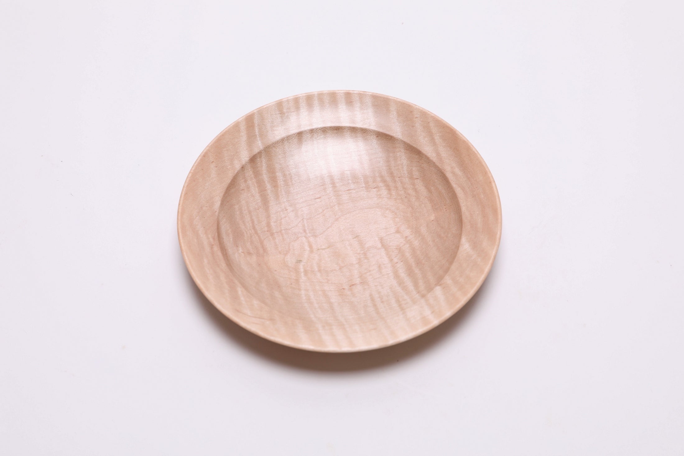 #2725 Tiger Maple Wooden Ring Dish  (6" x 1")