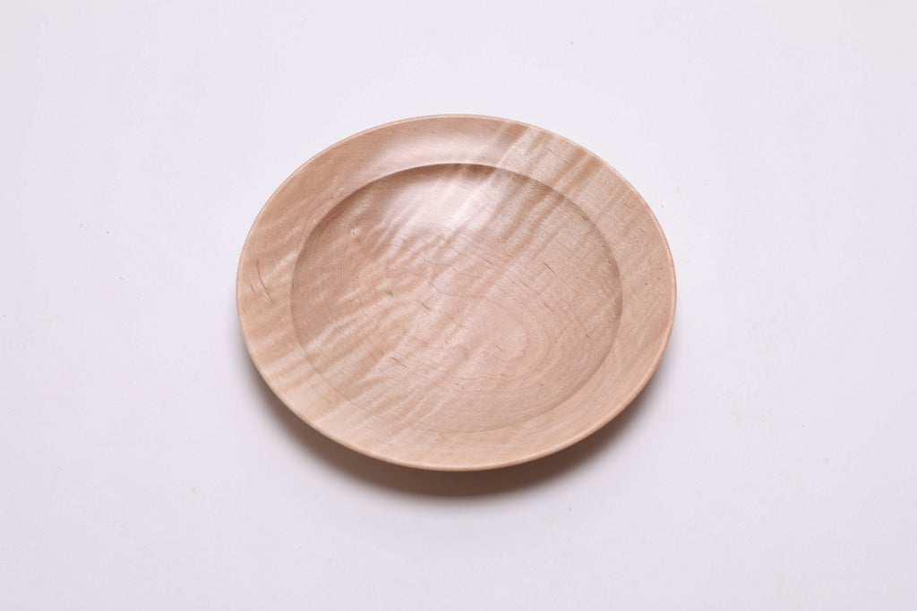 #2725 Tiger Maple Wooden Ring Dish  (6" x 1")