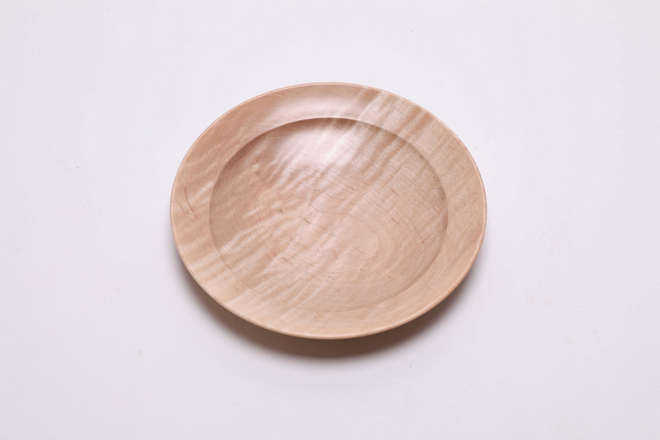 #2725 Tiger Maple Wooden Ring Dish  (6" x 1")