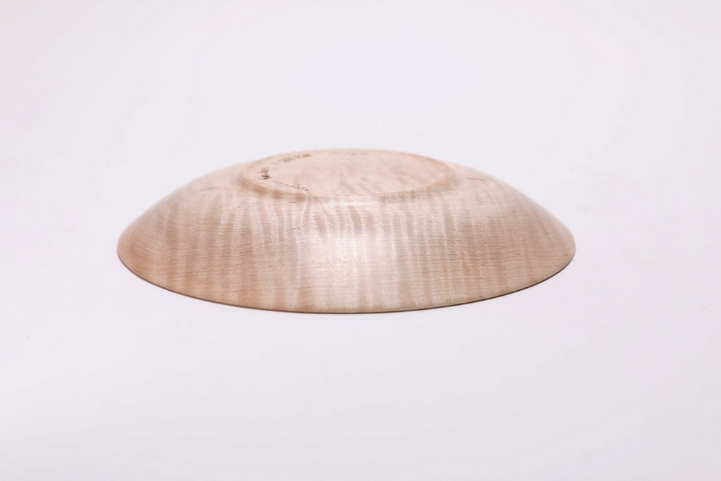 #2725 Tiger Maple Wooden Ring Dish  (6" x 1")