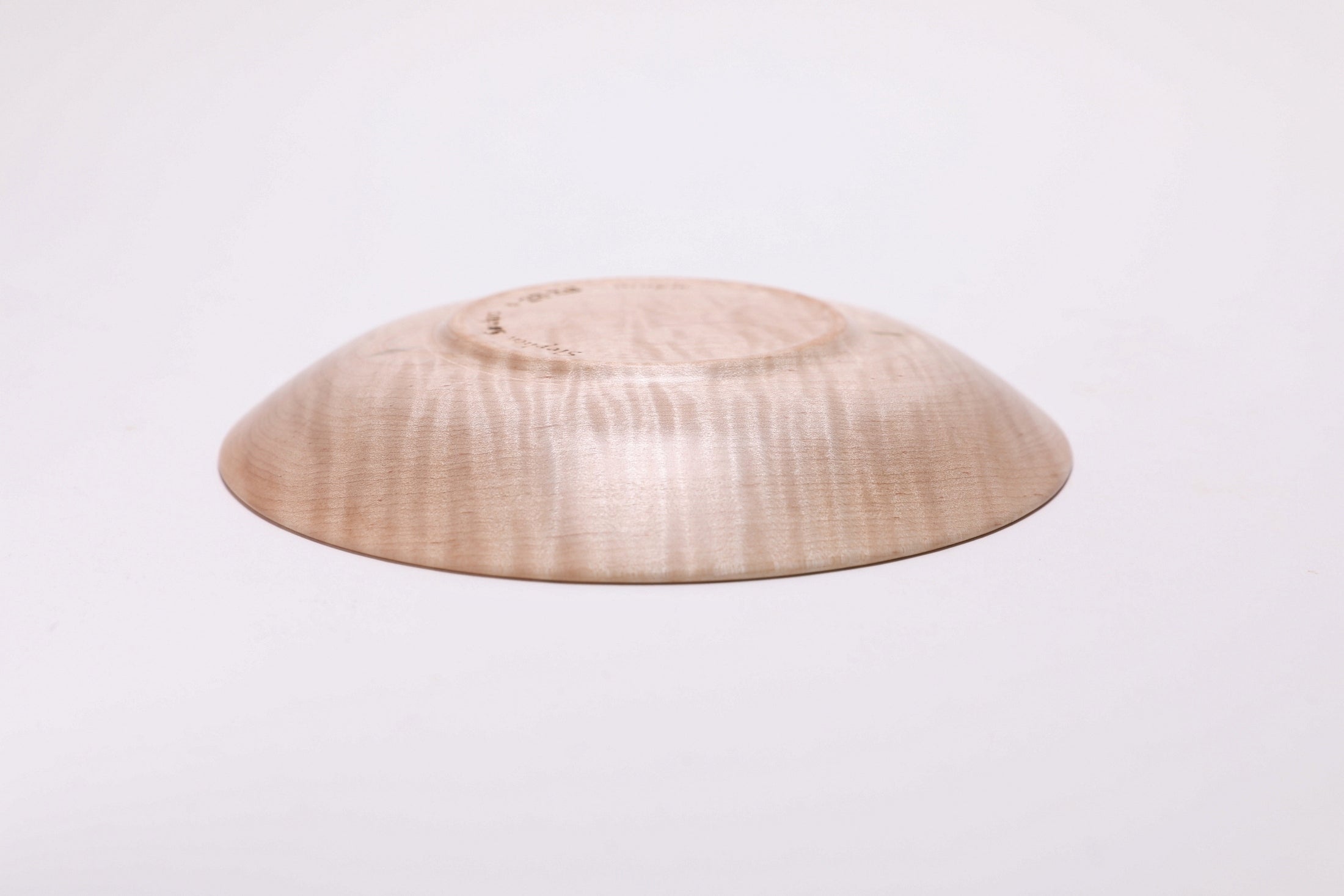 #2725 Tiger Maple Wooden Ring Dish  (6" x 1")