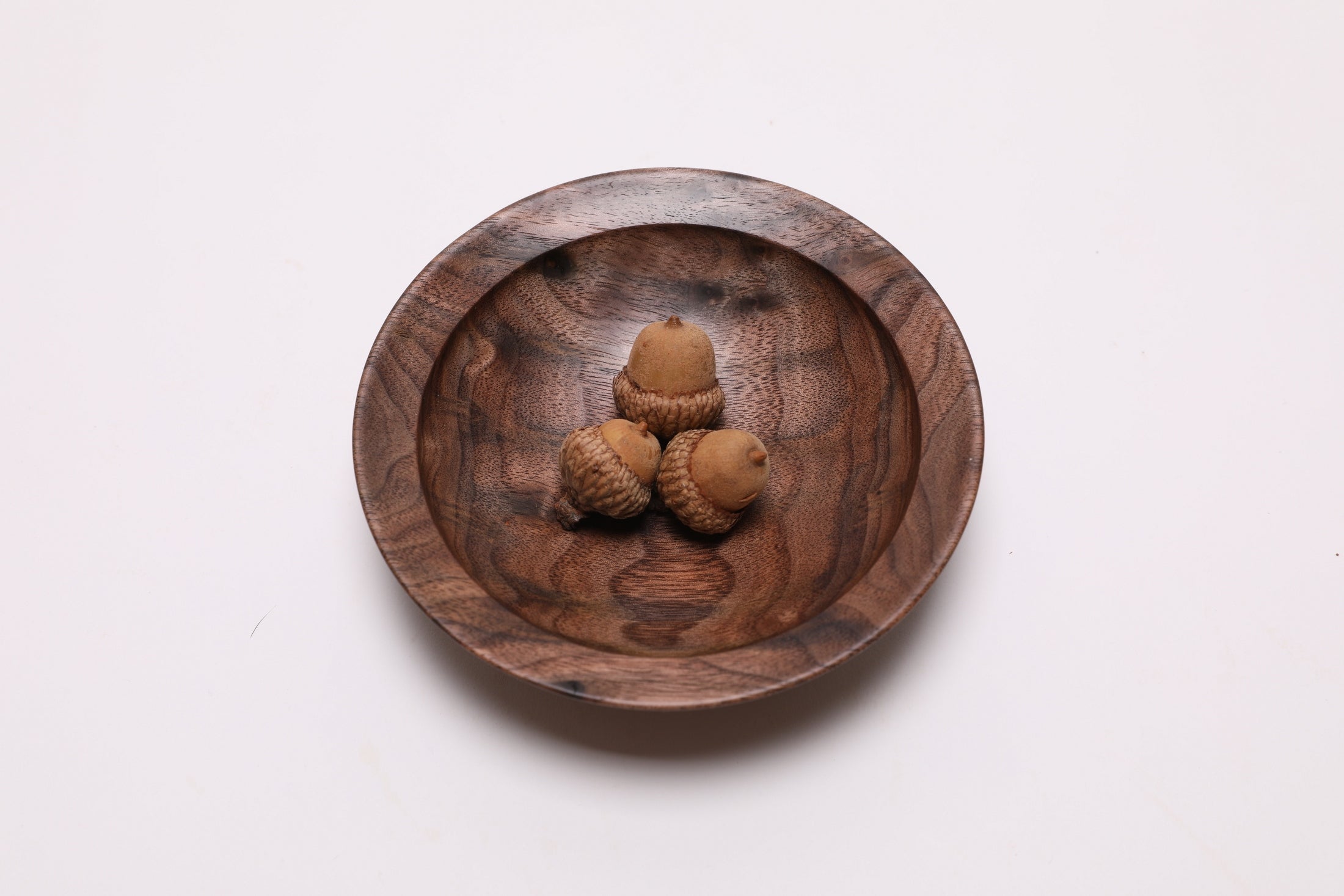 Curly Wild Black Walnut Wooden Ring Dish  #2736  (4 7/8" x 1 1/4")