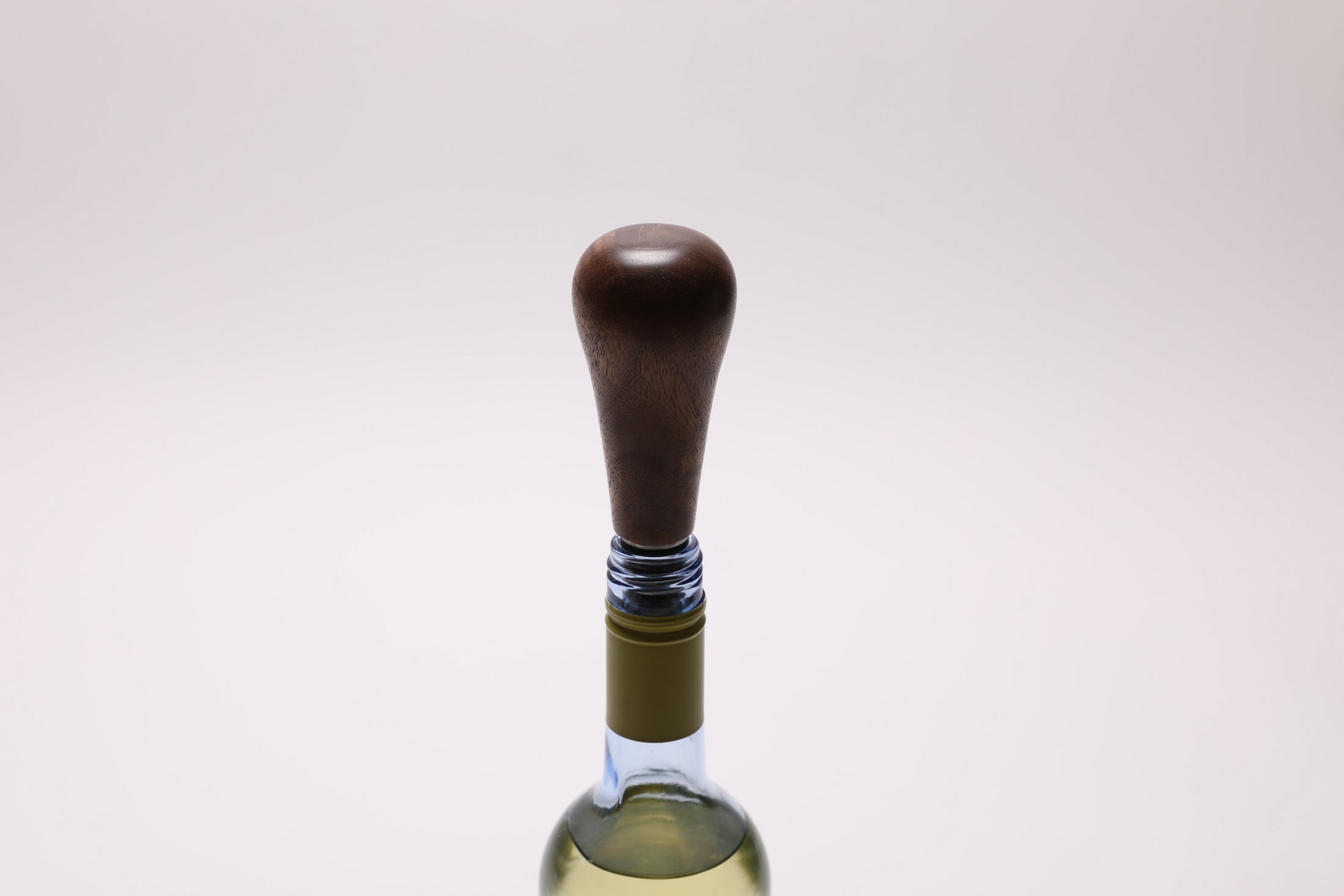 #2739 Walnut Burl Wooden Wine Bottle Stopper  (1 7/8" x 4 3/4")