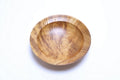 Mulberry burl wooden bowl detail showing bamboo shoot or chicken leg figure patterns
