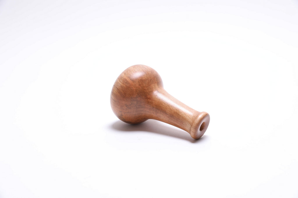 Ambrosia maple dry vase with beetle-stained streaks, handmade in USA