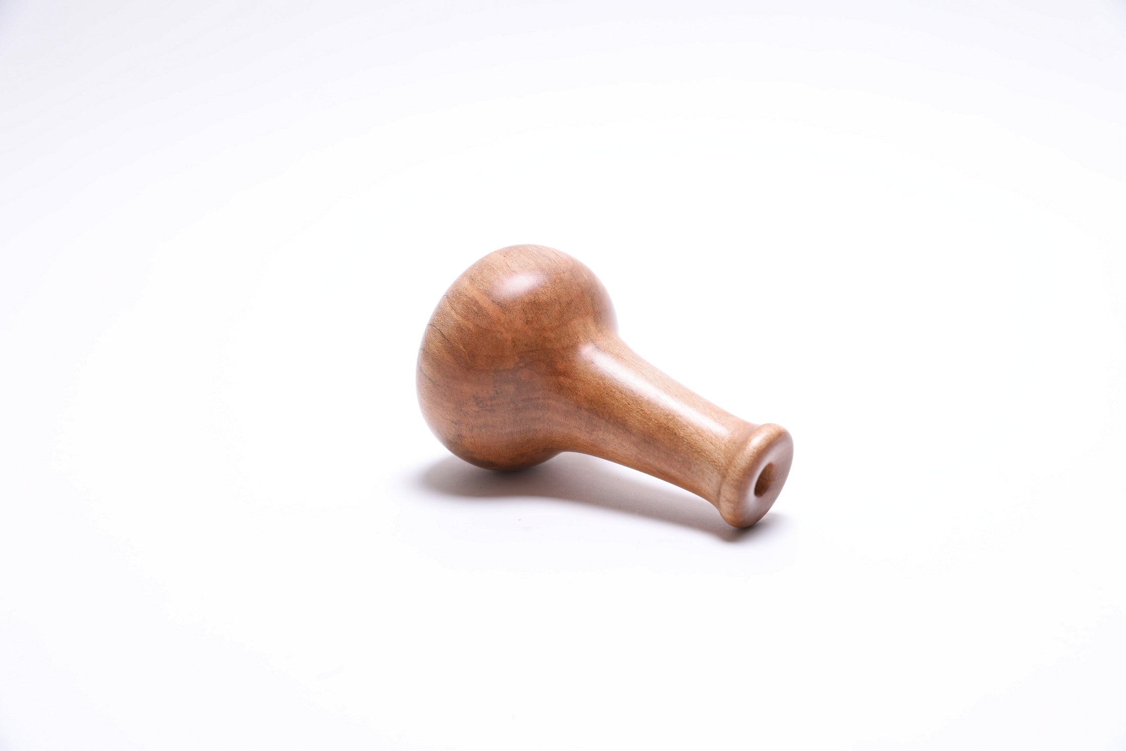 Ambrosia maple dry vase with beetle-stained streaks, handmade in USA