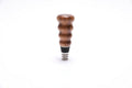 White oak wine bottle stopper with natural wood grain, handcrafted by Sanders Woodworking