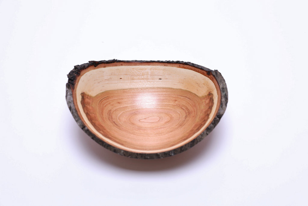 #2770 Natural Edge Wild Black Cherry Wooden Bowl  (5 3/4" x 2 3/8")