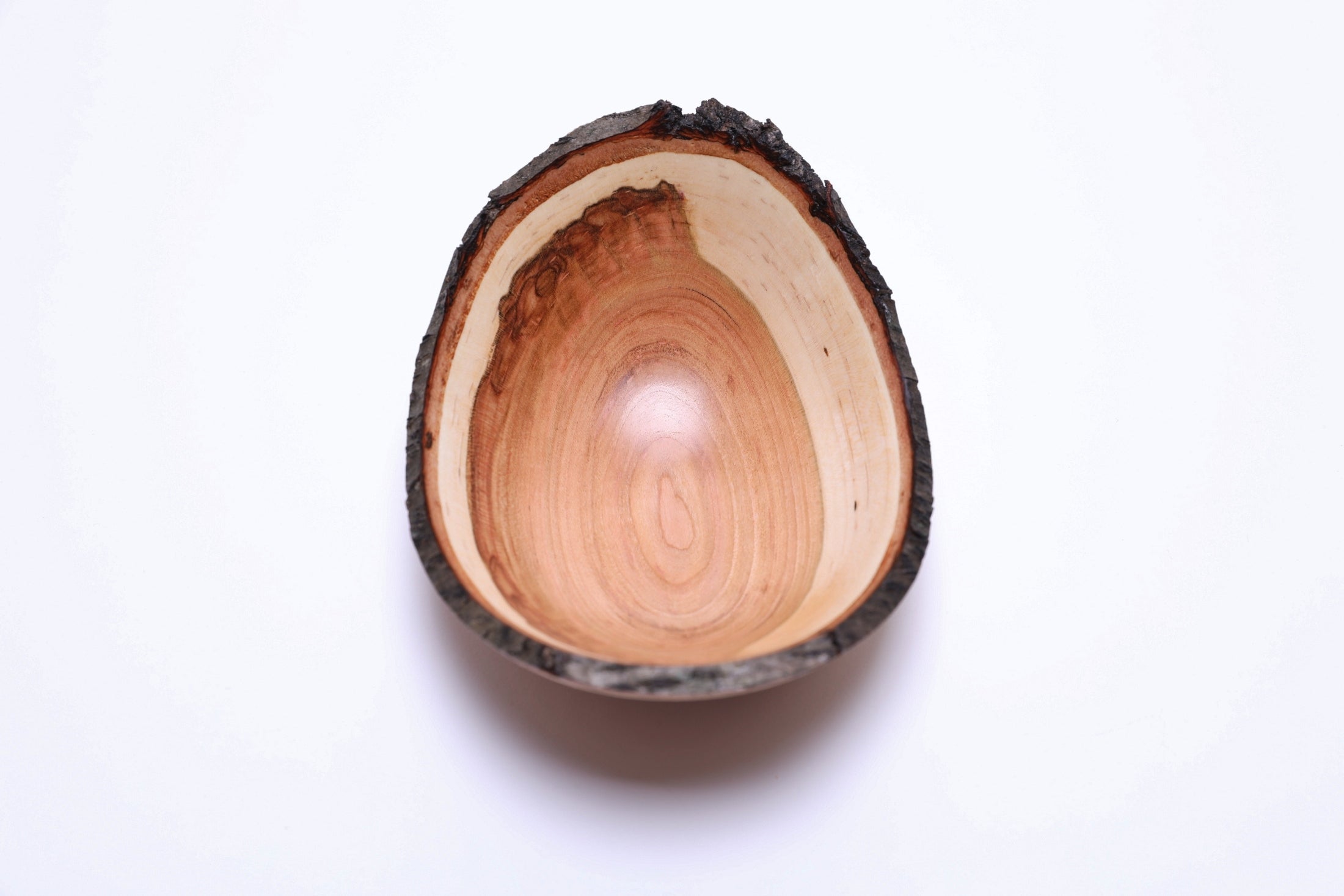 #2770 Natural Edge Wild Black Cherry Wooden Bowl  (5 3/4" x 2 3/8")