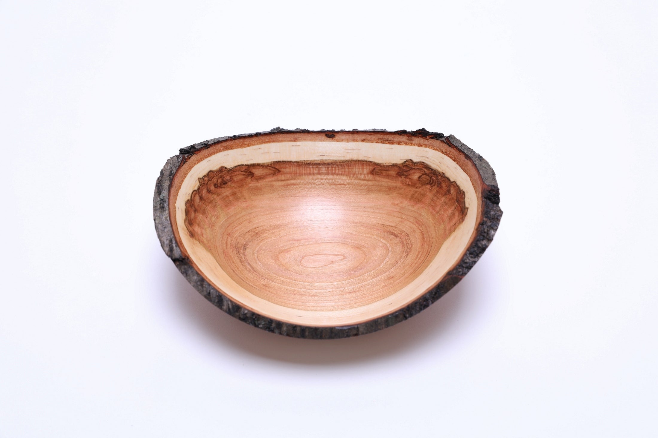 #2770 Natural Edge Wild Black Cherry Wooden Bowl  (5 3/4" x 2 3/8")