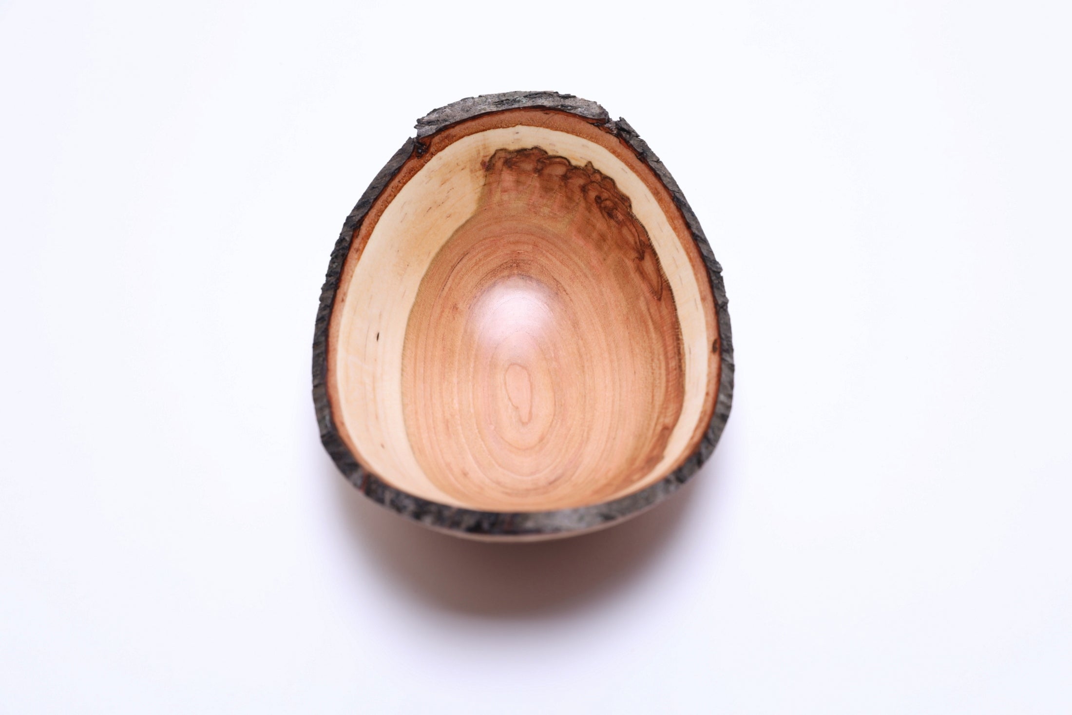 #2770 Natural Edge Wild Black Cherry Wooden Bowl  (5 3/4" x 2 3/8")