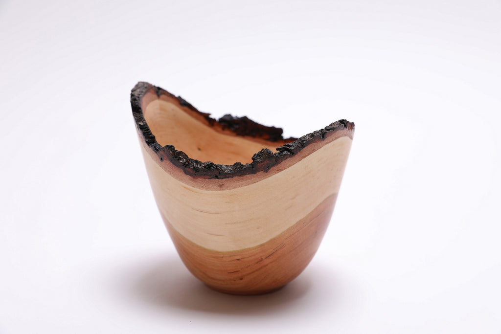 Wild black cherry wooden bowl – handmade in USA