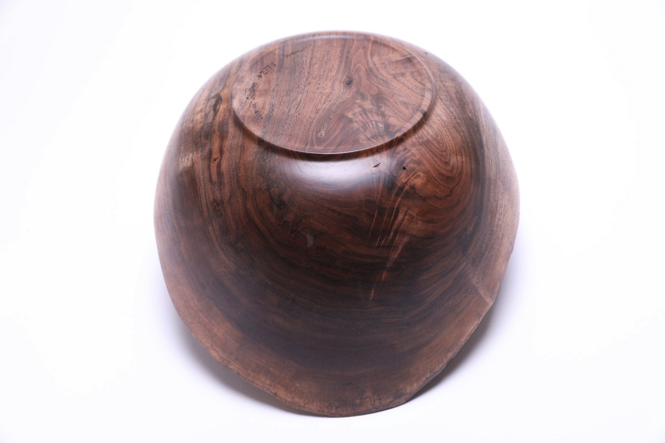 Sanders Woodworking spalted walnut bowl #2775 — final detail or maker's mark view