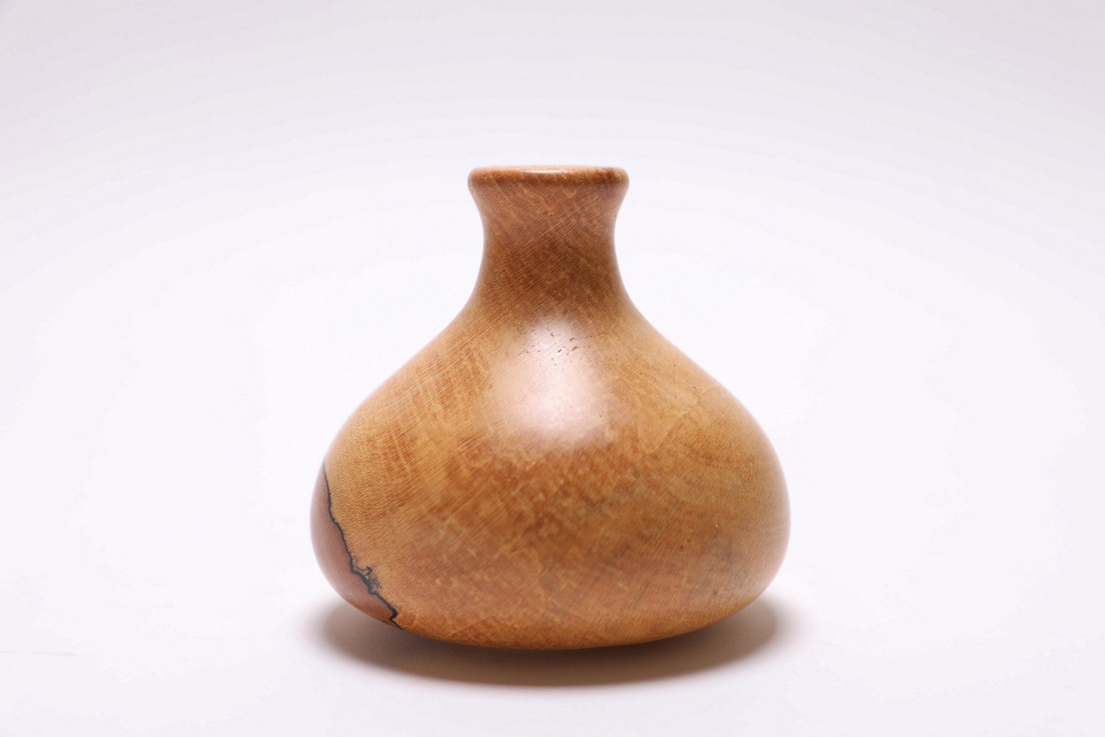 #2792 Spalted Big Leaf Maple Weed Pot  (Spot)   (4" x 3 5/8")