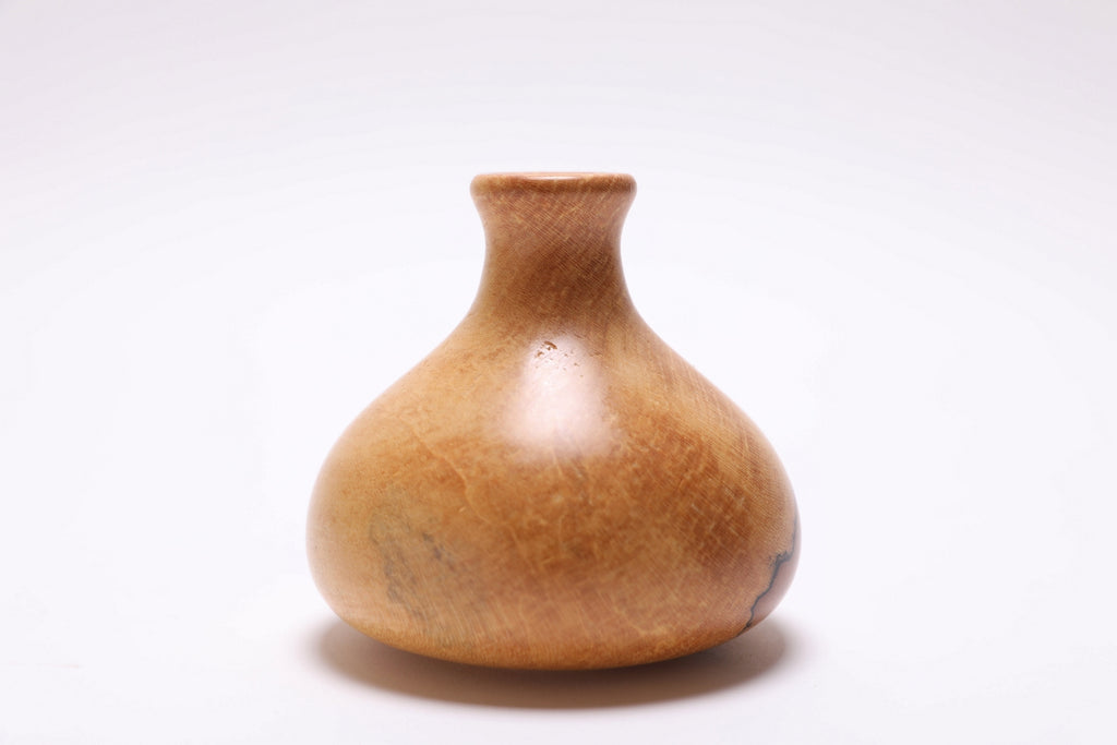 #2792 Spalted Big Leaf Maple Weed Pot  (Spot)   (4" x 3 5/8")