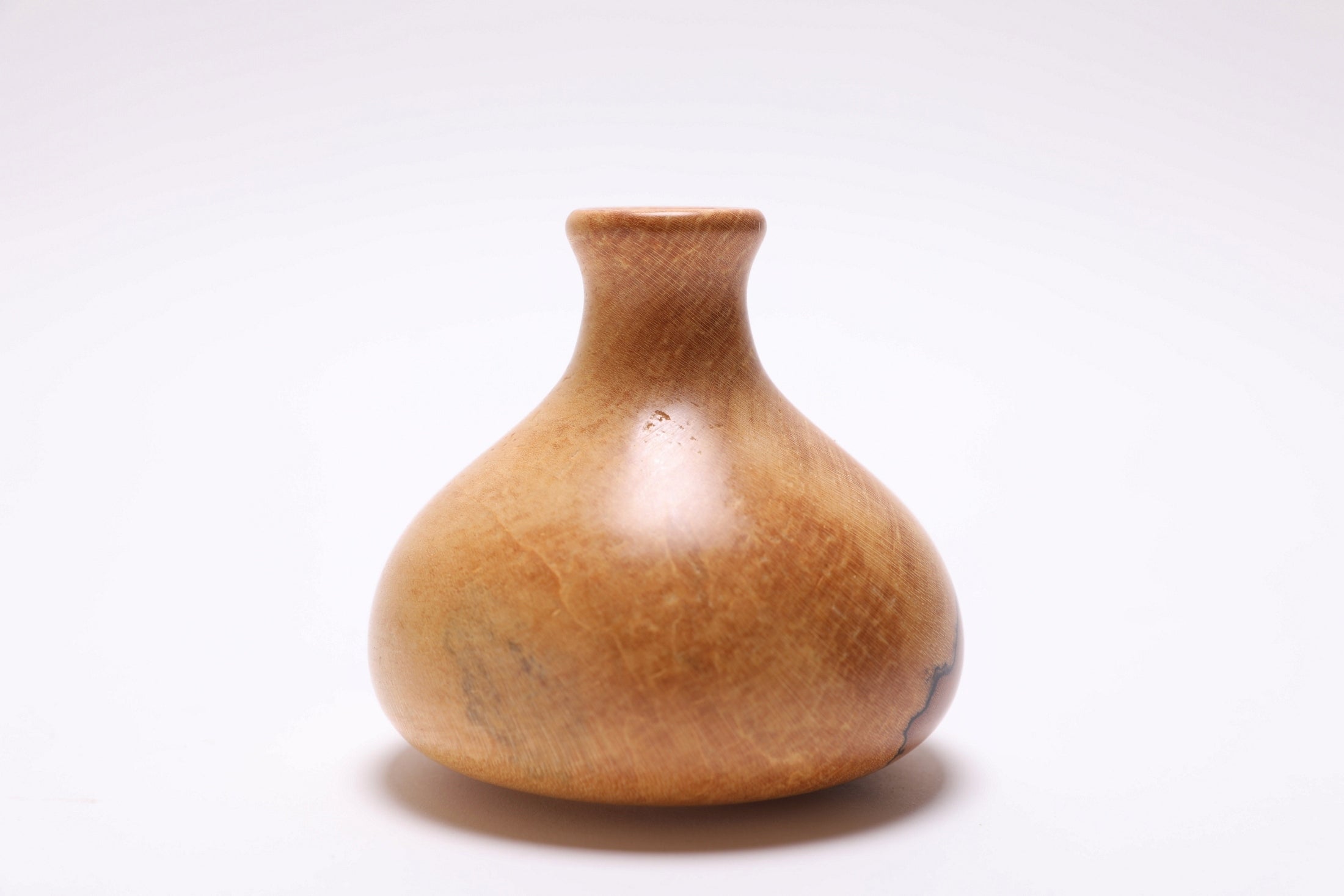 #2792 Spalted Big Leaf Maple Weed Pot  (Spot)   (4" x 3 5/8")