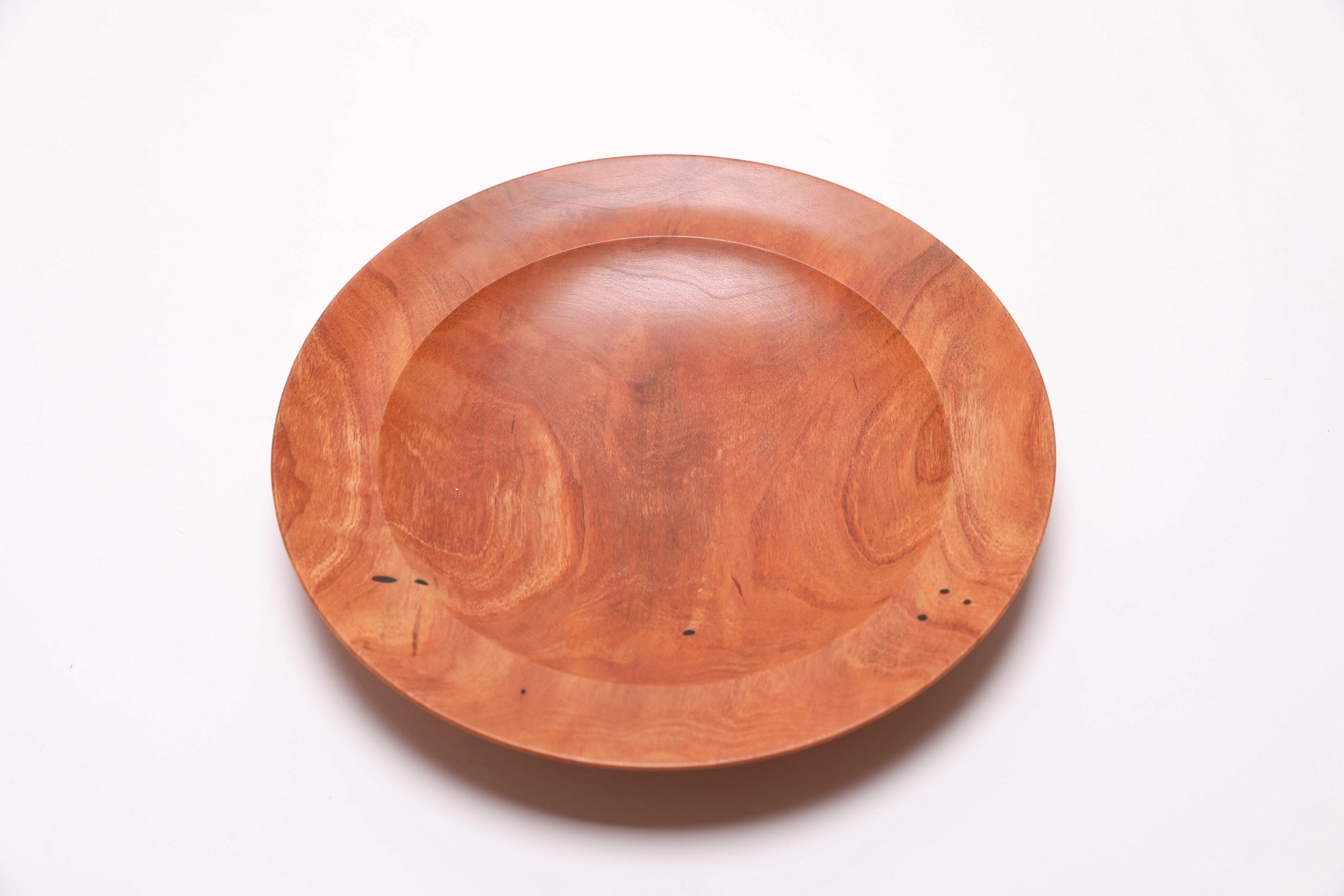 #2789 Wild Black Cherry Shallow Wooden Bowl  (9 5/8" x 1 1/2")