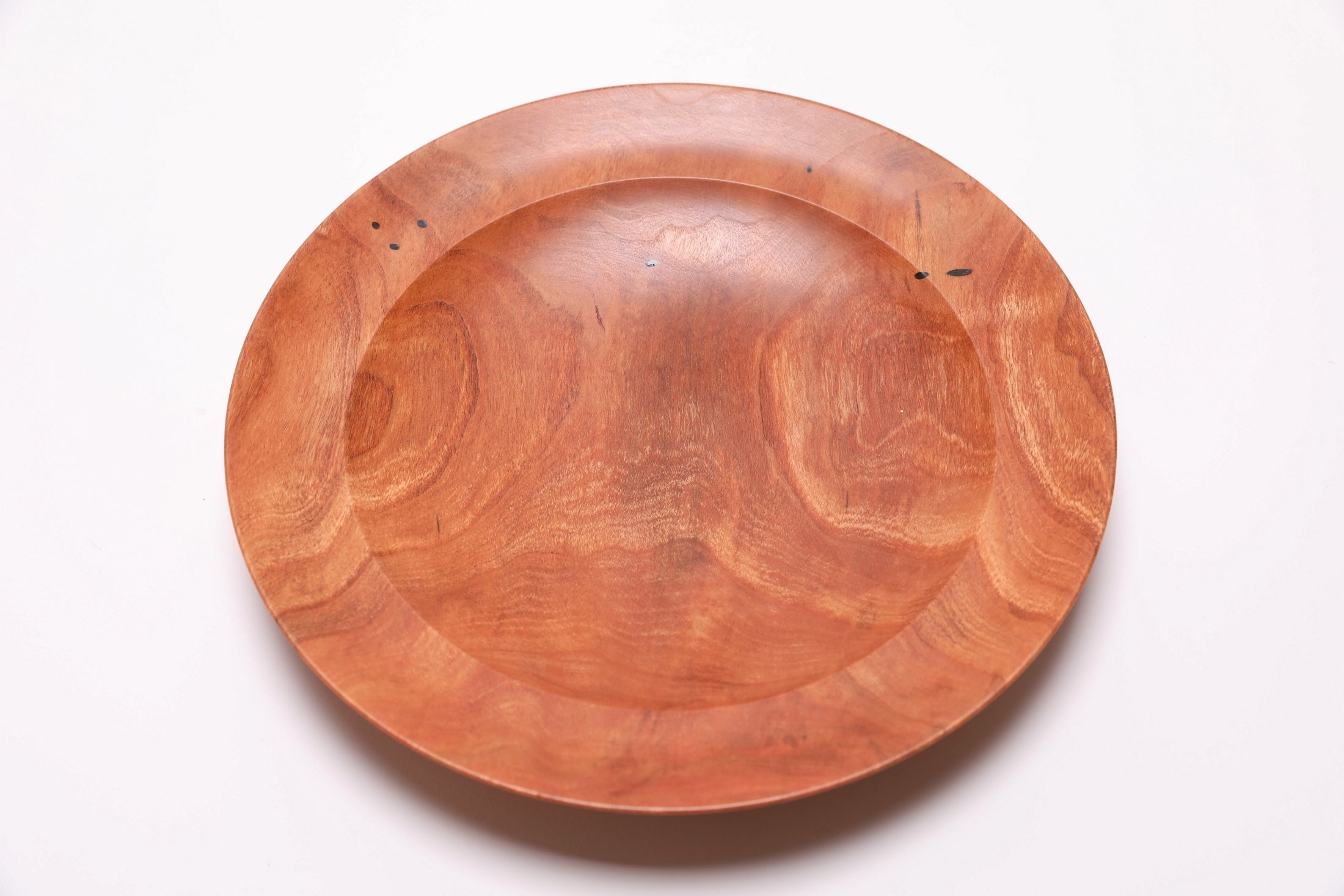 #2789 Wild Black Cherry Shallow Wooden Bowl  (9 5/8" x 1 1/2")