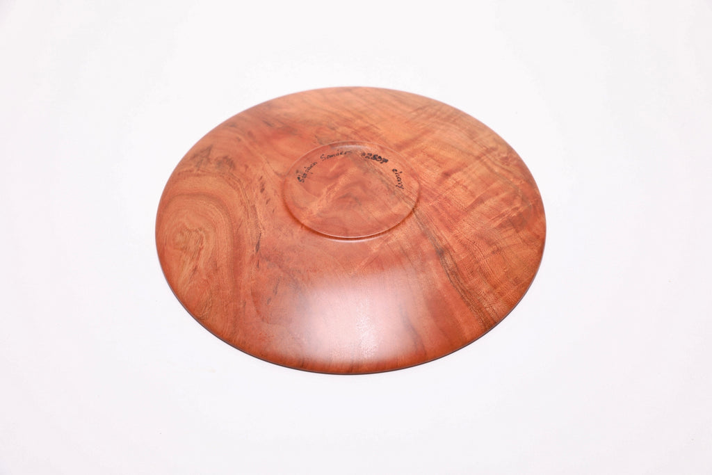 Special Order for David #2807 Wild Black Cherry Wooden Plate  (9" x 1")