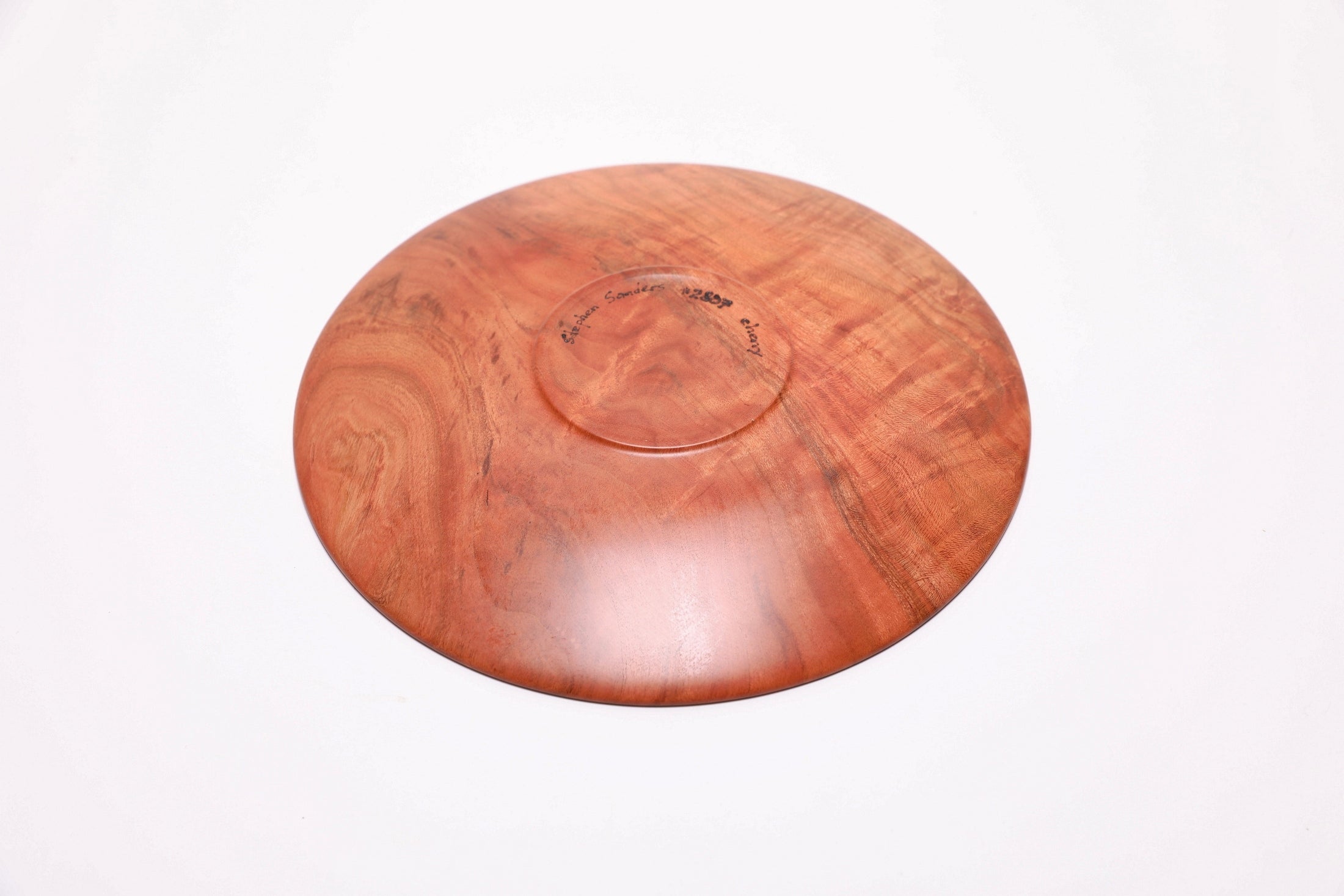 Special Order for David #2807 Wild Black Cherry Wooden Plate  (9" x 1")