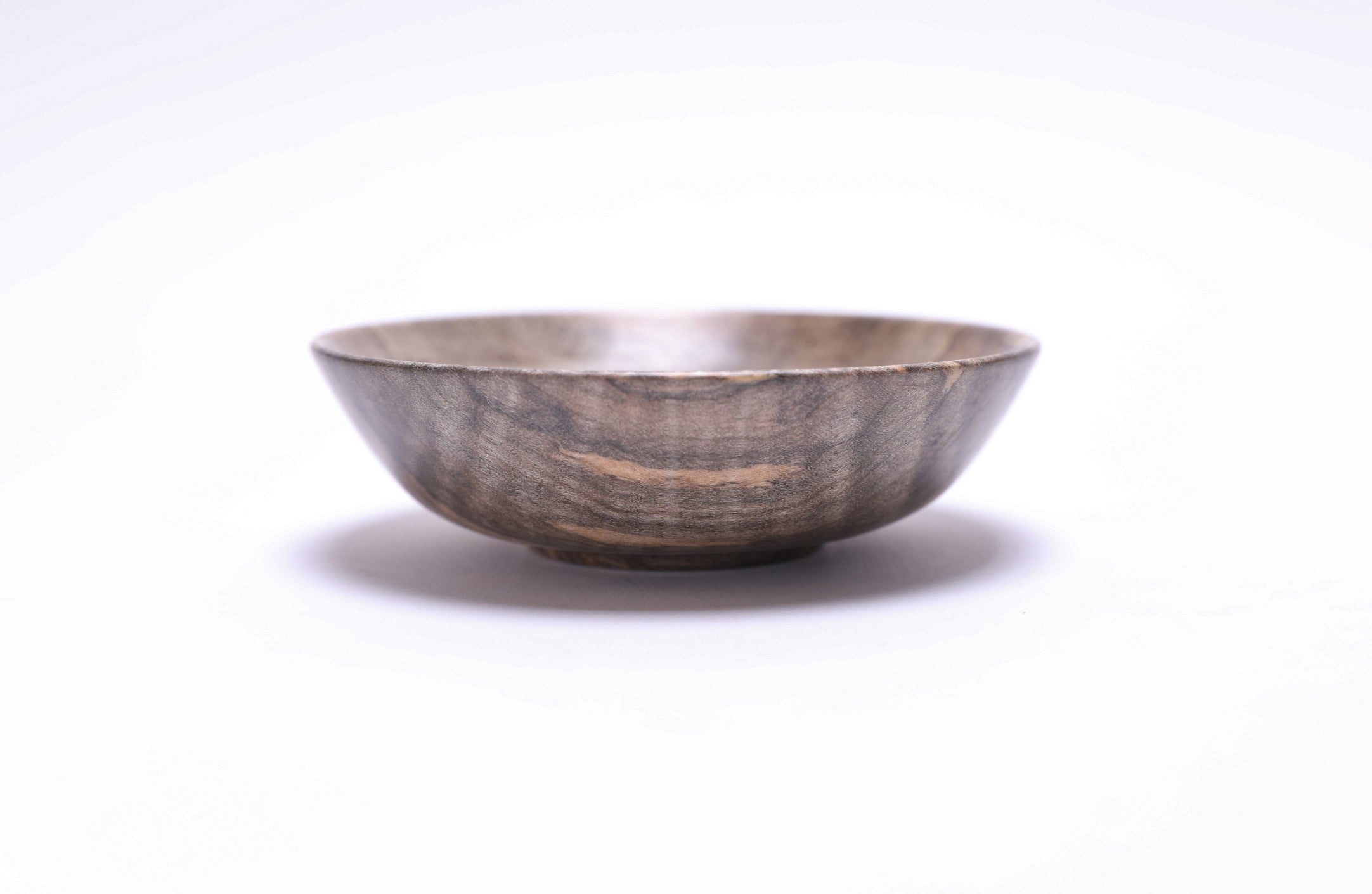 #2800 Spalted Tiger Maple Wooden Bowl  (4 3/4" x 1 3/8")