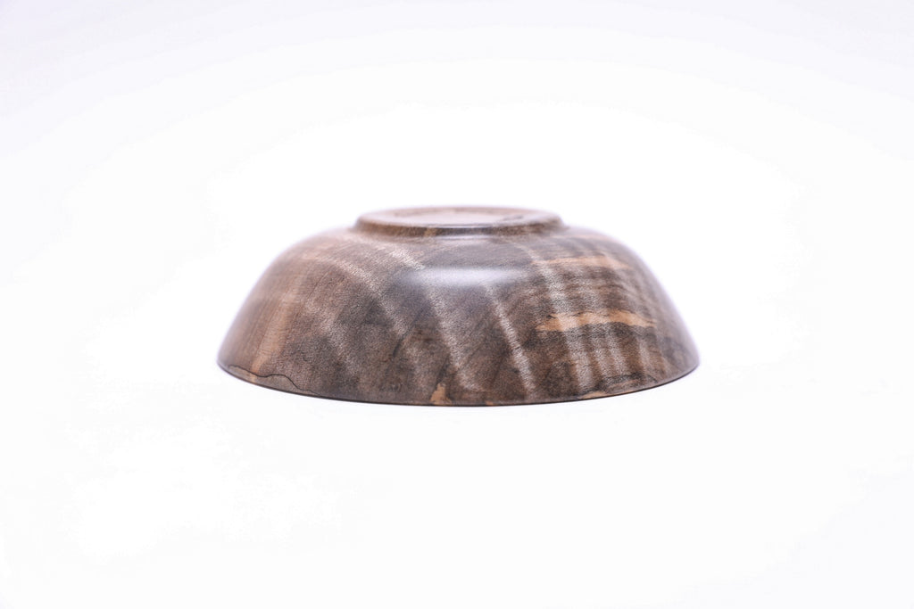 #2800 Spalted Tiger Maple Wooden Bowl  (4 3/4" x 1 3/8")