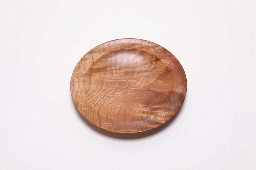 #2822 White Oak Crotch Burl Wooden Ring Dish  (5 5/8" x 5/8")