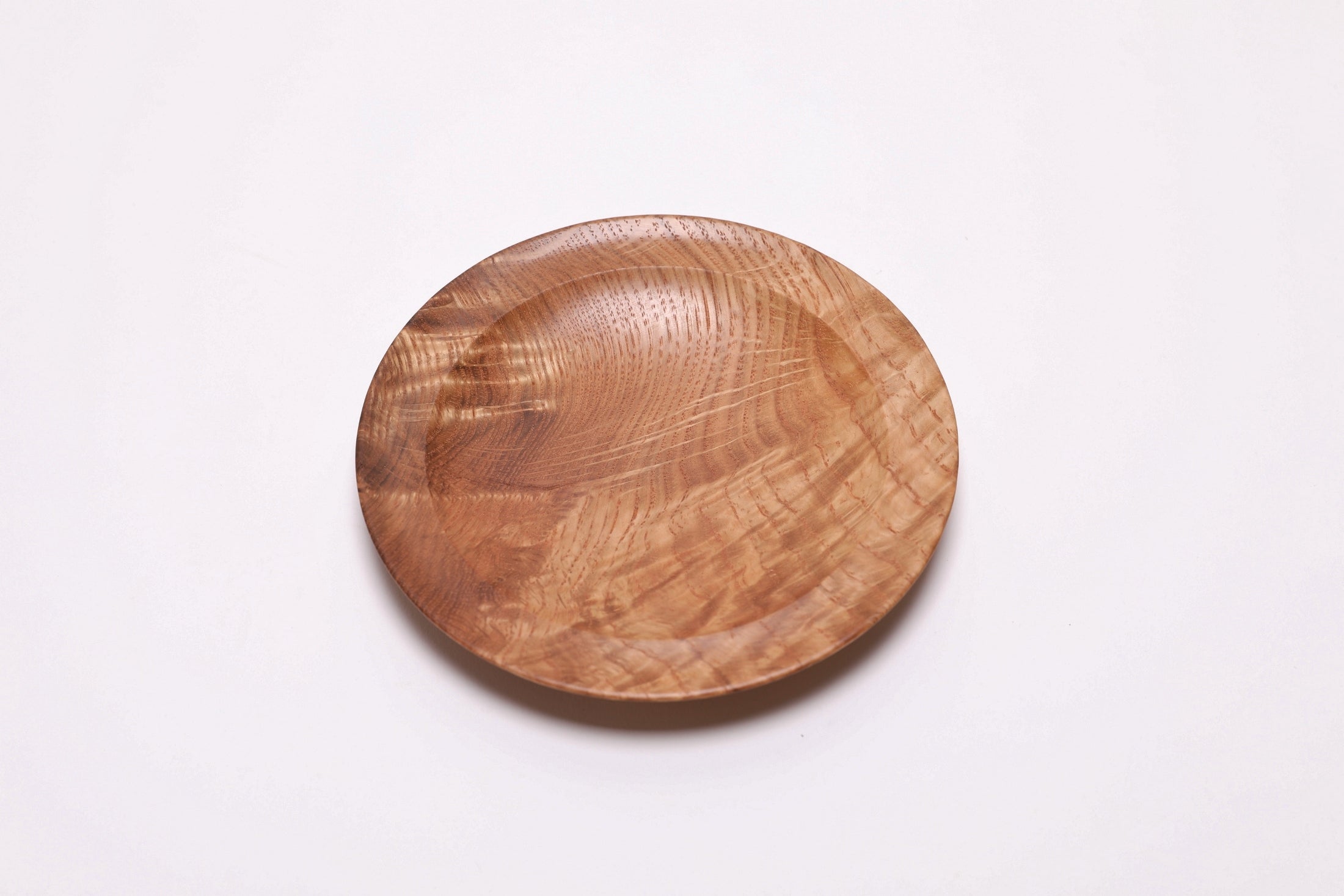 #2822 White Oak Crotch Burl Wooden Ring Dish  (5 5/8" x 5/8")