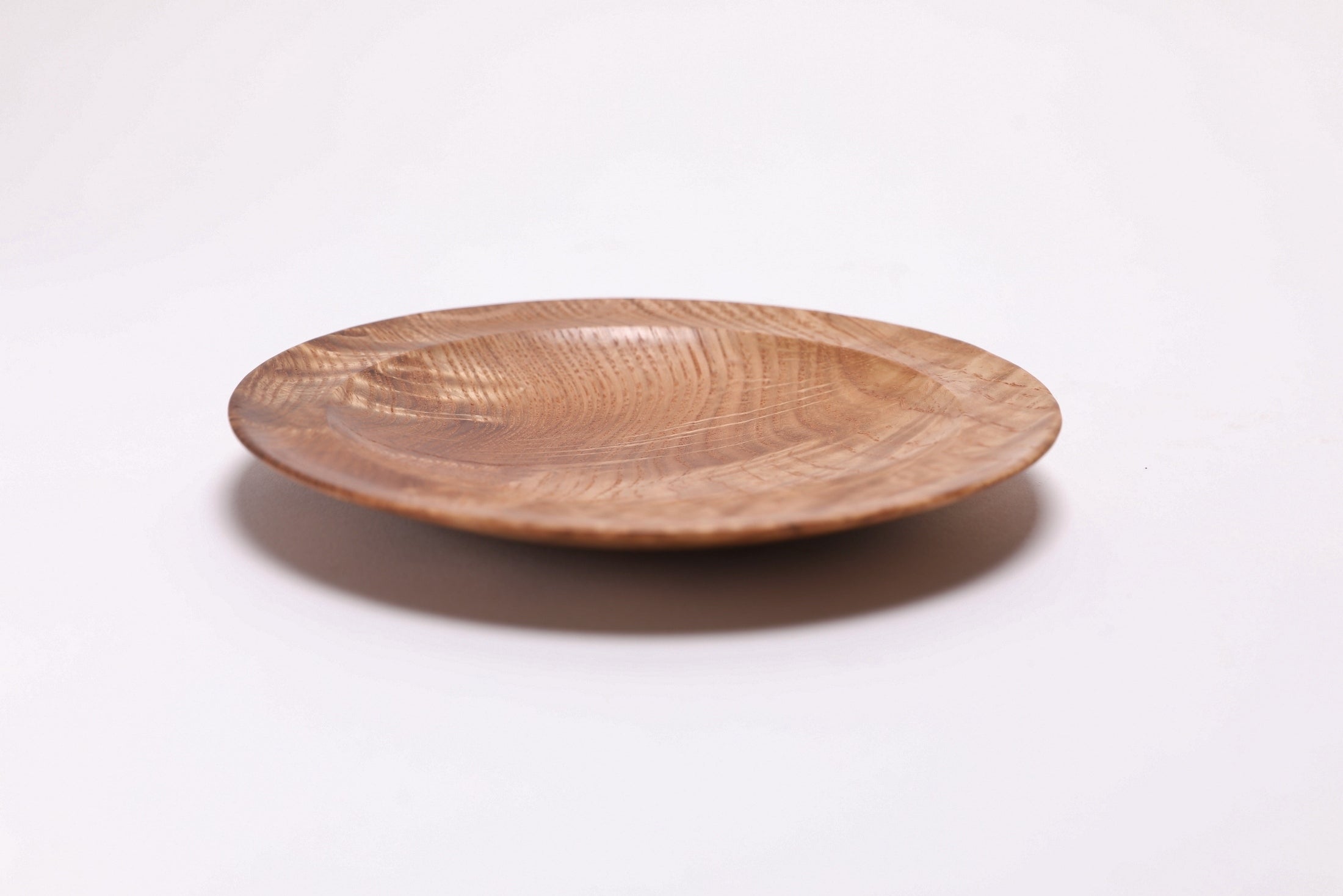 #2822 White Oak Crotch Burl Wooden Ring Dish  (5 5/8" x 5/8")