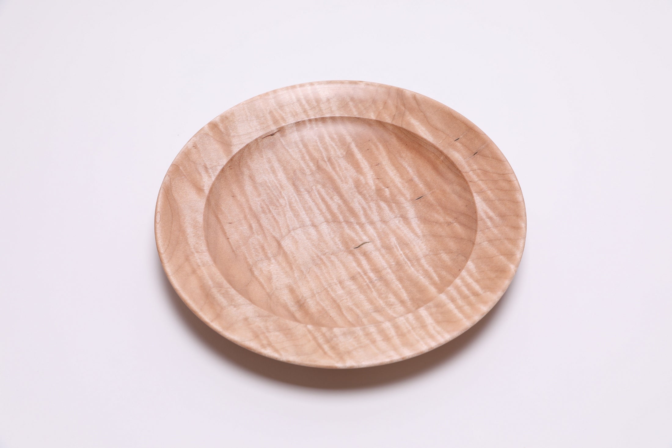 #2829 Tiger Maple Shallow Bowl  (9 5/8" x 1 1/4")
