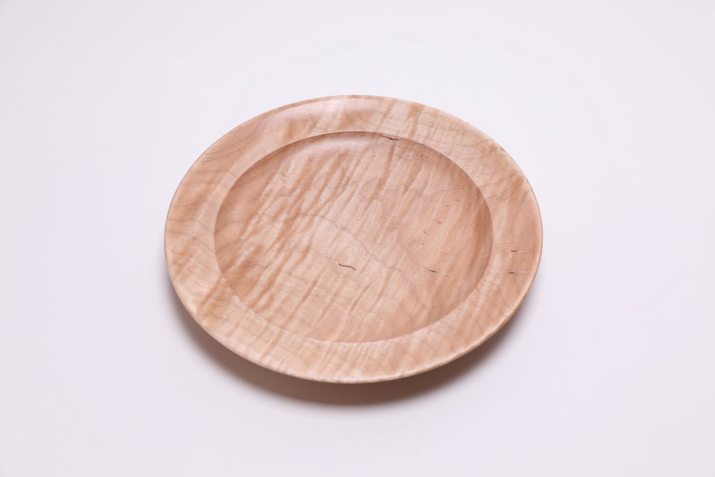 #2829 Tiger Maple Shallow Bowl  (9 5/8" x 1 1/4")