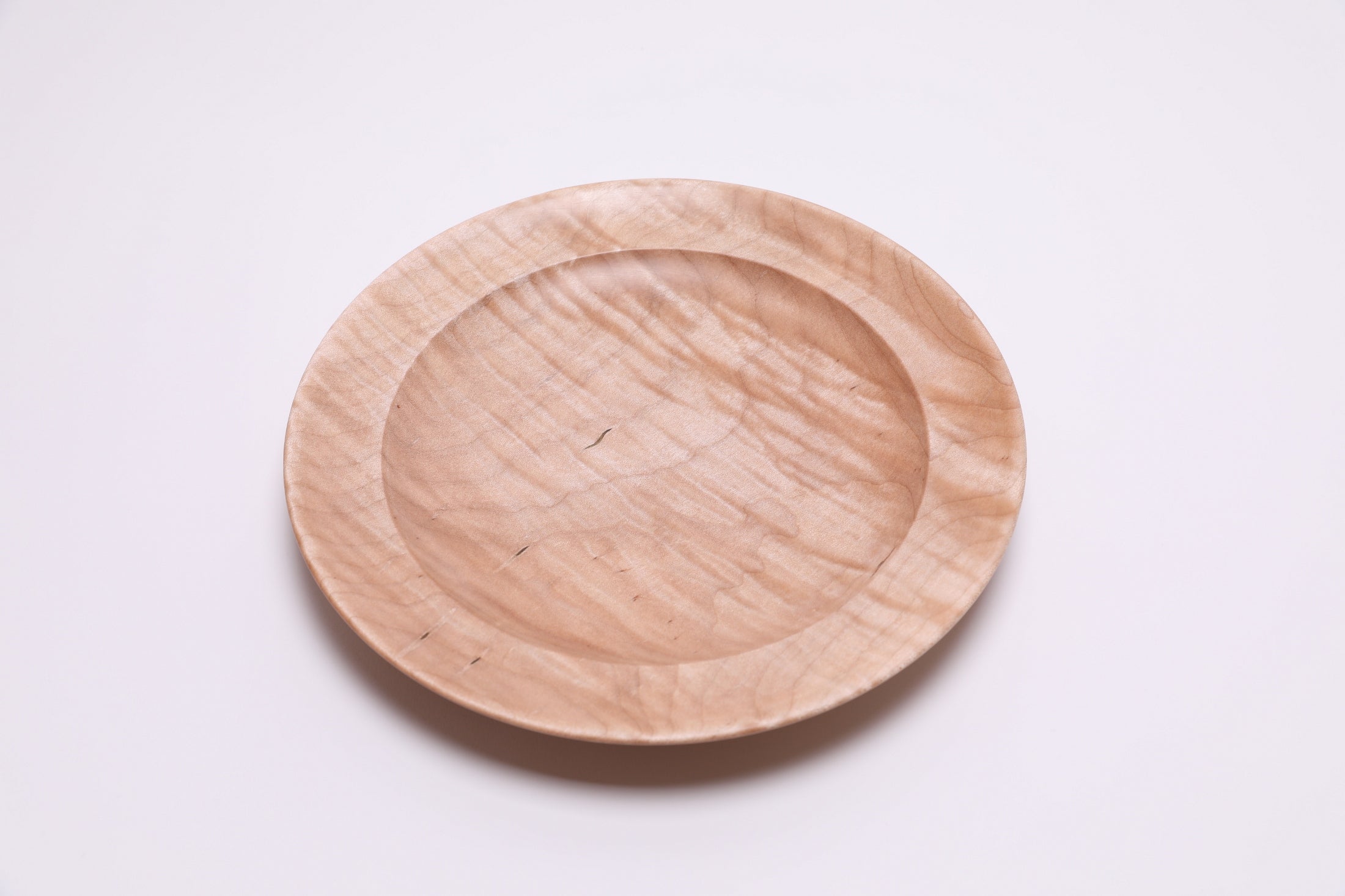 #2829 Tiger Maple Shallow Bowl  (9 5/8" x 1 1/4")