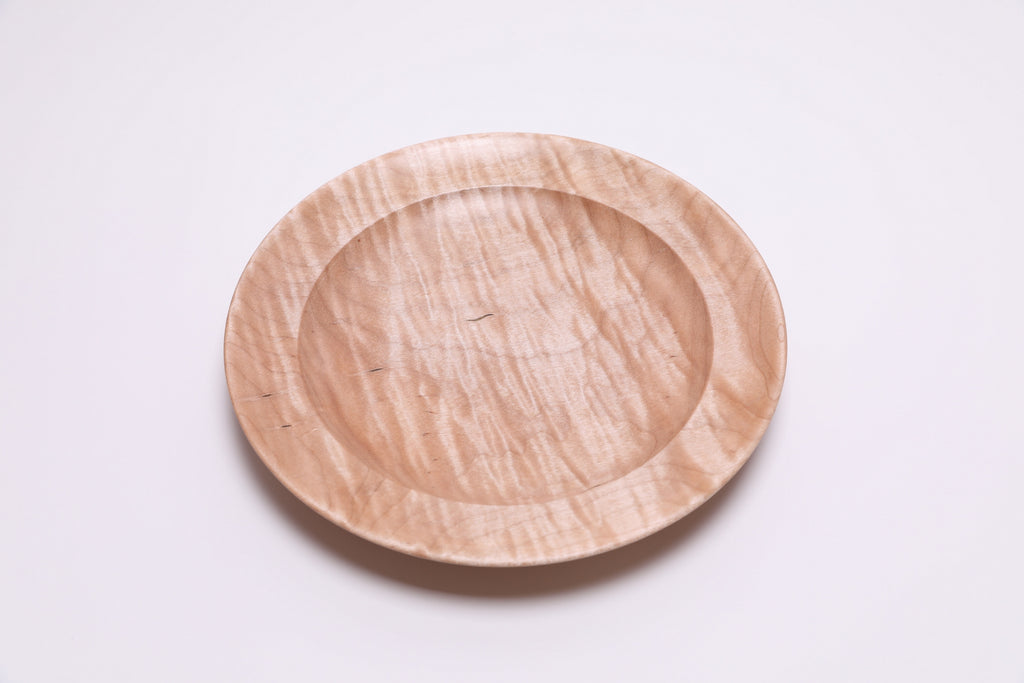 #2829 Tiger Maple Shallow Bowl  (9 5/8" x 1 1/4")